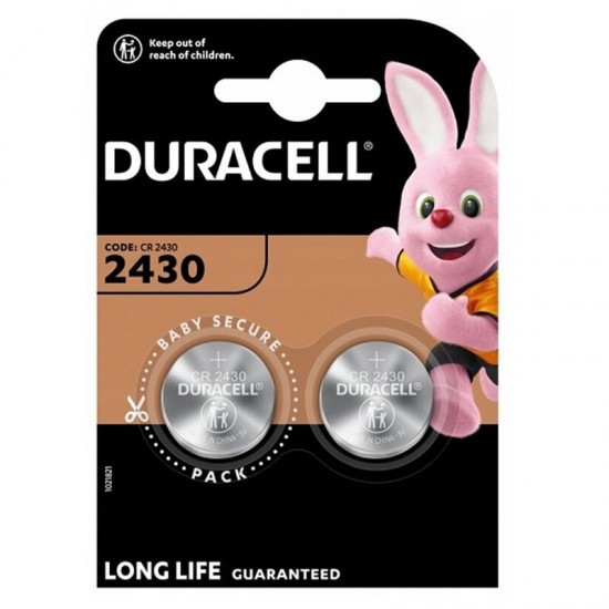 Duracell Electronics Μπαταρία Λιθίου Ρολογιών CR2430 3V 2τμχ (DECR24302) (DURDECR24302) Duracell Electronics Μπαταρία Λιθίου Ρολογιών CR2430 3V 2τμχ (DECR24302) (DURDECR24302)