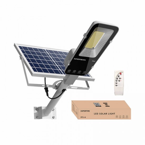 Solar lamp Superfire FF5-A, 63W, 500lm, 5000mAh