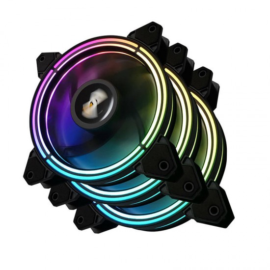 Darkflash Σετ Ανεμιστήρων PC ARGB CF11 Pro 3σε1 120x120 (Μαύρο) Darkflash Σετ Ανεμιστήρων PC ARGB CF11 Pro 3σε1 120x120 (Μαύρο)