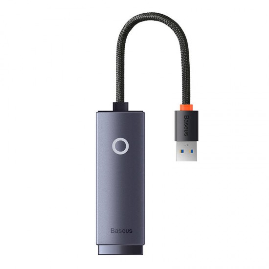 Baseus Αντάπτορας Δικτύου Lite Series USB σε RJ45, 1000 Mbps (Γκρι) Baseus Αντάπτορας Δικτύου Lite Series USB σε RJ45, 1000 Mbps (Γκρι)