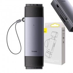 Baseus Συσκευή Ανάγνωσης Καρτών Μνήμης SD/TF, USB + USB-C Lite Series (Γκρι) Baseus Συσκευή Ανάγνωσης Καρτών Μνήμης SD/TF, USB + USB-C Lite Series (Γκρι)