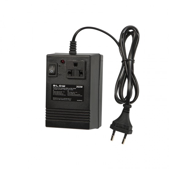 Μετατροπέας τάσης 230V σε 110V 100W
Blow Μετατροπέας τάσης 230V σε 110V 100W
Blow