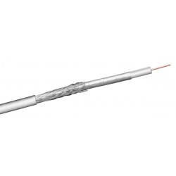 GOOBAY καλώδιο κεραίας 27528, 100dB, 75Ω, CCS, 100m, λευκό GOOBAY καλώδιο κεραίας 27528, 100dB, 75Ω, CCS, 100m, λευκό