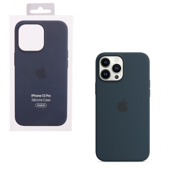 ΘΗΚΗ IPHONE 13 PRO MM2J3ZM/A A2707 SILICONE COVER WITH MAGSAFE ABYSS BLUE PACKING OR