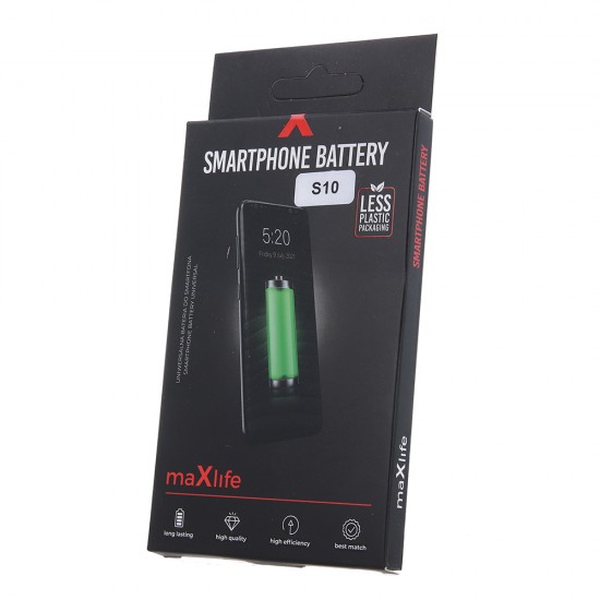 Maxlife battery for Samsung S10 EB-BG973ABU 3400mAh Maxlife battery for Samsung S10 EB-BG973ABU 3400mAh