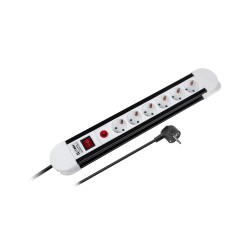 Πολύπριζο 6 θέσεων 3m με διακόπτη REBEL Πολύπριζο 6 θέσεων 3m με διακόπτη REBEL