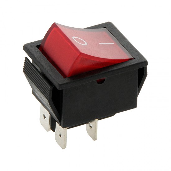 Διακόπτης ON-OFF 15A 250V MK621 φωτιζόμενος κόκκινος Διακόπτης ON-OFF 15A 250V MK621 φωτιζόμενος κόκκινος