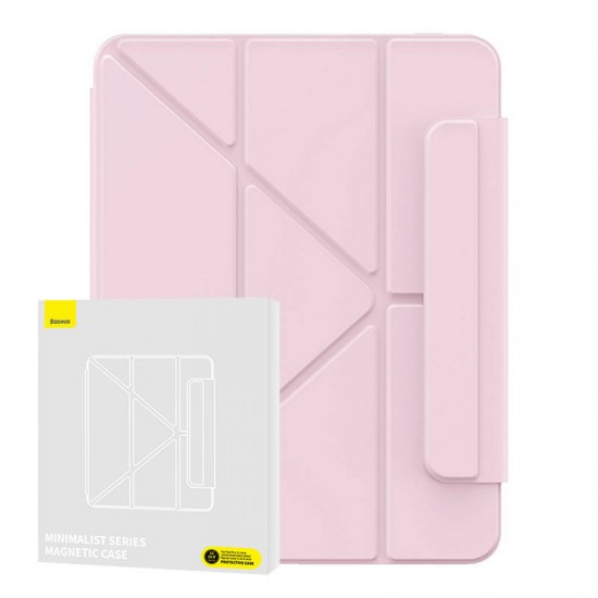 Baseus Μαγνητική Θήκη Minimalist Series για iPad Air4/Air5 10.9″/iPad Pro 11″ (Ροζ) Baseus Μαγνητική Θήκη Minimalist Series για iPad Air4/Air5 10.9″/iPad Pro 11″ (Ροζ)