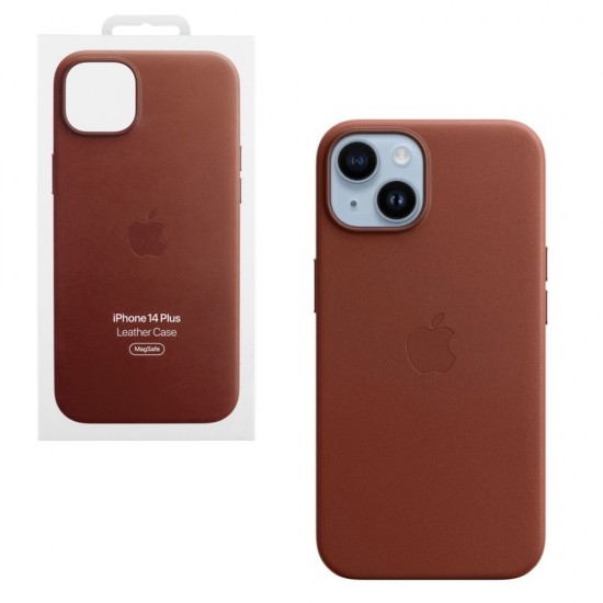 ΘΗΚΗ IPHONE 14 PLUS MPPD3ZM/A LEATHER MAGSAFE COVER UMBER PACKING OR