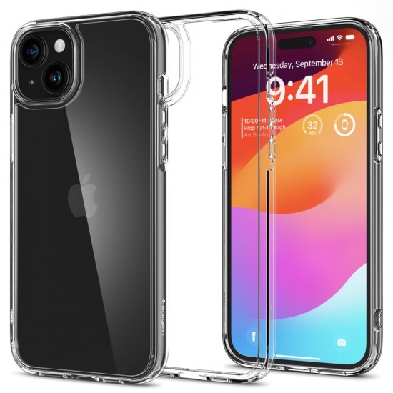 Spigen case Ultra Hybrid for iPhone 15 6,1" Crystal Clear Spigen case Ultra Hybrid for iPhone 15 6,1" Crystal Clear