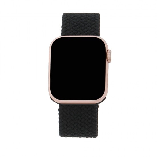 Elastic band L for Apple Watch 42/44/45 mm length 165 mm black