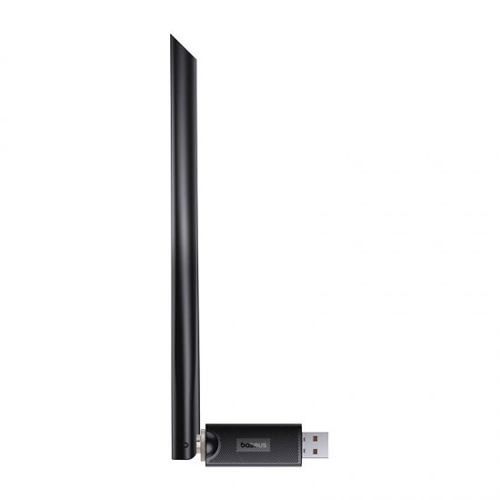 Baseus Αντάπτορας Δικτύου Wi-Fi FastJoy με Κεραία, 650Mbps (Μαύρο) Baseus Αντάπτορας Δικτύου Wi-Fi FastJoy με Κεραία, 650Mbps (Μαύρο)