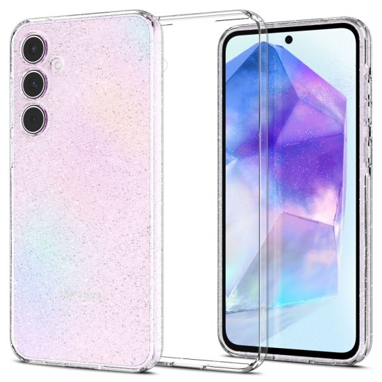 Spigen Liquid Crystal Case for Samsung Galaxy A55 5G transparent glitter Spigen Liquid Crystal Case for Samsung Galaxy A55 5G transparent glitter