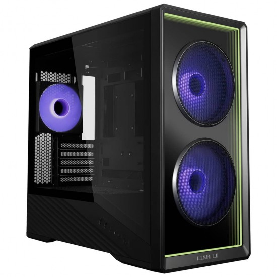 Lian Li Vector V150 Black - w/ 3 x ARGB Fans + Hub - Infinity Mirror - Micro-ATX, Mini-ITX PC Case Lian Li Vector V150 Black - w/ 3 x ARGB Fans + Hub - Infinity Mirror - Micro-ATX, Mini-ITX PC Case
