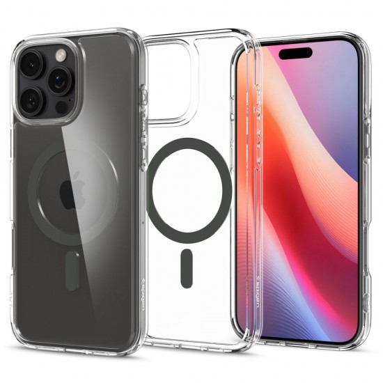 Spigen Ultra Hybrid Mag Magsafe case for iPhone 16 Pro 6,3" graphite Spigen Ultra Hybrid Mag Magsafe case for iPhone 16 Pro 6,3" graphite