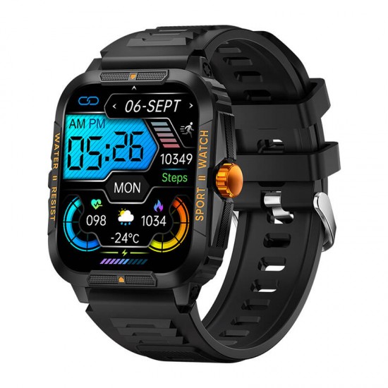 Colmi Smartwatch P76 (Μαύρο/Πορτοκαλί) Colmi Smartwatch P76 (Μαύρο/Πορτοκαλί)