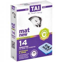 Εντομοκτόνες Ταμπλέτες Vegan Tai ματ 14τεμ Tai Τ Εντομοκτόνες Ταμπλέτες Vegan Tai ματ 14τεμ Tai Τ