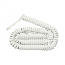 Καλώδιο 4P4C Spiral 7m Λευκό Καλώδιο 4P4C Spiral 7m Λευκό