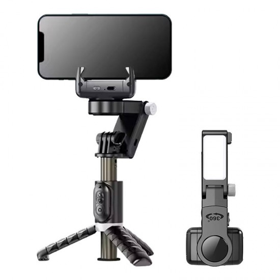 Gimbal/tripod APEXEL Q18 with light (black)