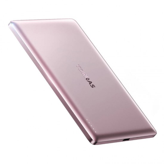 Torras 5000mah Mini Powerbank (ροζ) Torras 5000mah Mini Powerbank (ροζ)