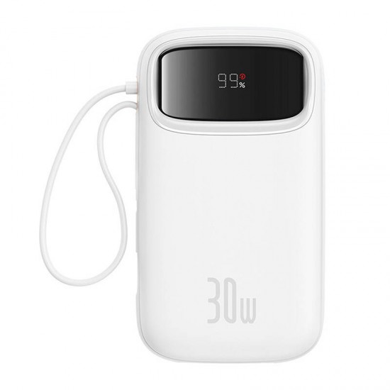 Powerbank Baseus QPow 2 20000mAh 30W 2xUSB-C (white) Powerbank Baseus QPow 2 20000mAh 30W 2xUSB-C (white)