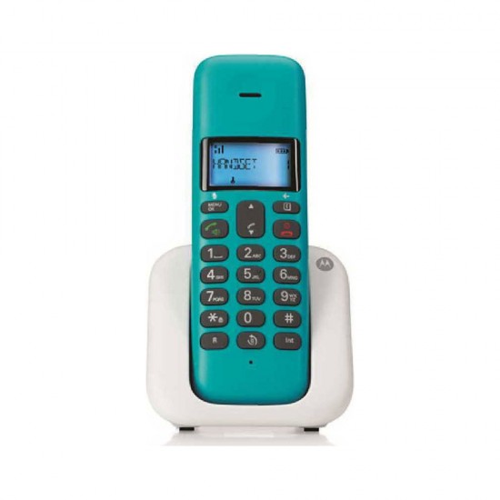 ΑΣΥΡΜΑΤΟ ΤΗΛΕΦΩΝΟ MOTOROLA T301 ME ΑΝΟΙΧΤΗ ΑΚΡΟΑΣΗ TURQUOISE/GREY GR