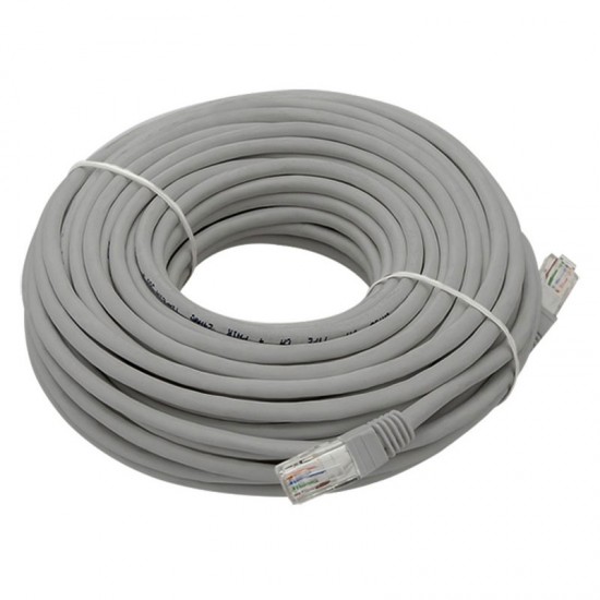 Patch cord UTP Cat5 30m Γκρι Patch cord UTP Cat5 30m Γκρι
