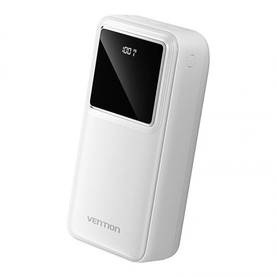 Powerbank Vention FHMW0 30000 mAh, 22.5 W (white)