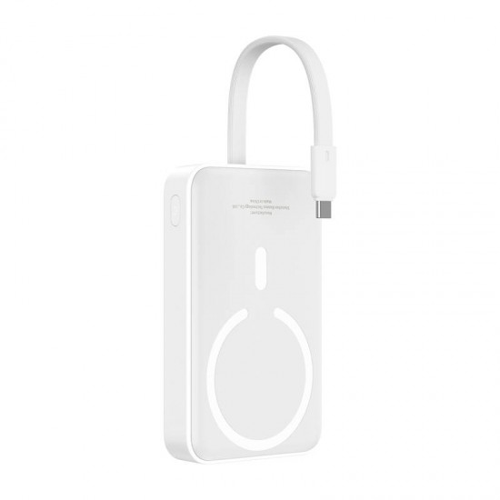 Baseus Mini 10000mAh 30W Magnetic Powerbank (λευκό) Bayern Edition Baseus Mini 10000mAh 30W Magnetic Powerbank (λευκό) Bayern Edition