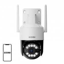 ZOSI C296 WiFi 8MP dual Pan Tilt IP66 εξωτερική κάμερα + κάρτα microSD 32GB