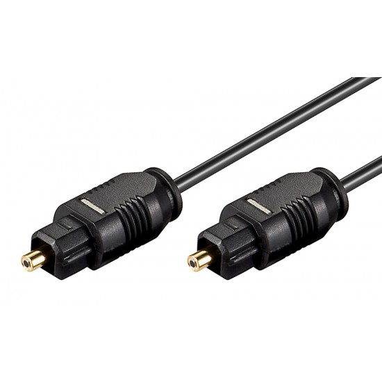 GOOBAY καλώδιο ήχου Toslink 50447, gold plated, 2.2mm, 2m, μαύρο GOOBAY καλώδιο ήχου Toslink 50447, gold plated, 2.2mm, 2m, μαύρο