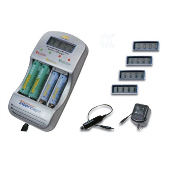 Minwa φορτιστής μπαταριών AA-AAA με LCD Minwa φορτιστής μπαταριών AA-AAA με LCD
