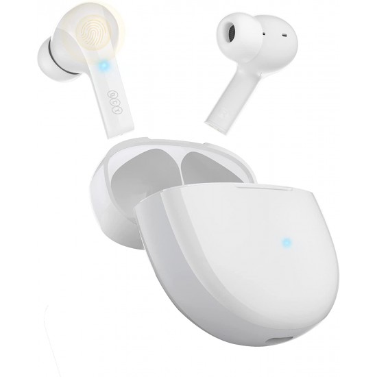 QCY T18 Melobuds TWS WHITE Snapdragon Sound Qualcomm 3050. Bluetooth 5.2. Adaptive high-fidelity QCY T18 Melobuds TWS WHITE Snapdragon Sound Qualcomm 3050. Bluetooth 5.2. Adaptive high-fidelity