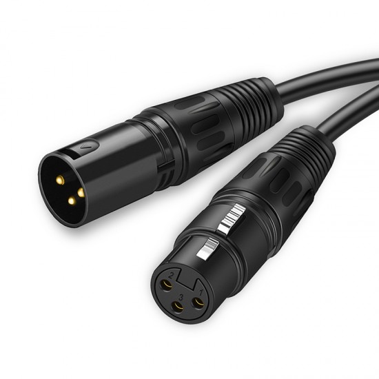 CABLETIME καλώδιο μικροφώνου XLR 11B24, 3-pin, 24AWG, 20m, μαύρο CABLETIME καλώδιο μικροφώνου XLR 11B24, 3-pin, 24AWG, 20m, μαύρο