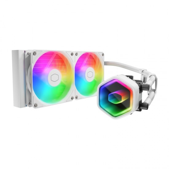 Cooler Master MasterLiquid 240 Core II ARGB ψύκτης νερού (λευκό) Cooler Master MasterLiquid 240 Core II ARGB ψύκτης νερού (λευκό)