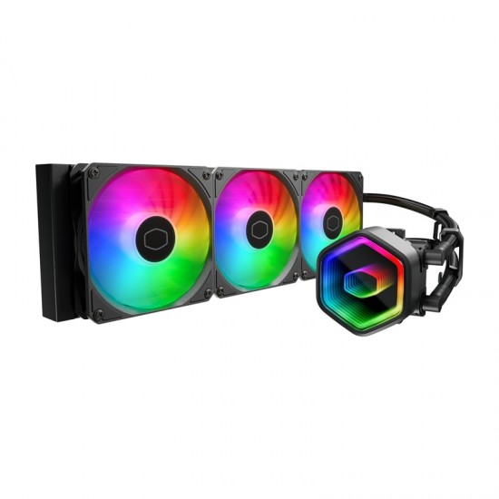 Cooler Master MasterLiquid 360 Core II ARGB ψύκτης νερού (μαύρο) Cooler Master MasterLiquid 360 Core II ARGB ψύκτης νερού (μαύρο)