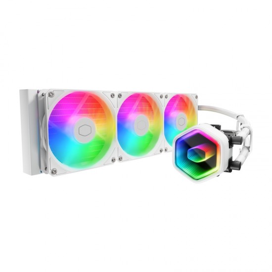 Cooler Master MasterLiquid 360 Core II ARGB ψύκτης νερού (λευκό) Cooler Master MasterLiquid 360 Core II ARGB ψύκτης νερού (λευκό)