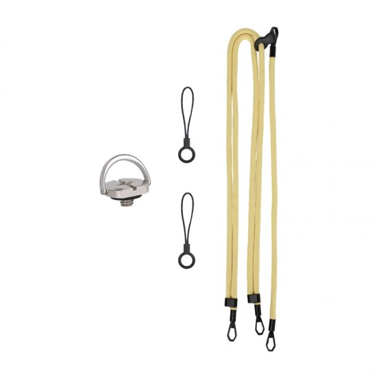 Sunnylife GS022 πολυλειτουργικός ιμάντας λαιμού για το Pocket 3 (κίτρινο)