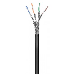 GOOBAY καλώδιο δικτύου 57197, CAT 6 S/FTP (PiMF), CCA, 100m, μαύρο GOOBAY καλώδιο δικτύου 57197, CAT 6 S/FTP (PiMF), CCA, 100m, μαύρο