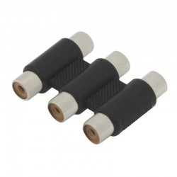 Αντάπτορας 3xRCA - 3xRCA F/F