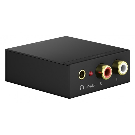 GOOBAY μετατροπέας ήχου 58493, Coaxial/Toslink σε 2x RCA, μαύρος GOOBAY μετατροπέας ήχου 58493, Coaxial/Toslink σε 2x RCA, μαύρος
