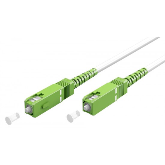 GOOBAY καλώδιο οπτικής ίνας SC-APC 59595, Singlemode OS2, 2m, λευκό GOOBAY καλώδιο οπτικής ίνας SC-APC 59595, Singlemode OS2, 2m, λευκό