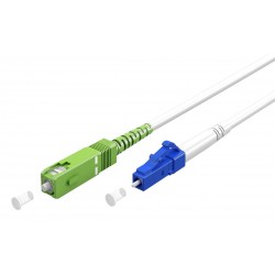 GOOBAY καλώδιο οπτικής ίνας SC-APC σε LC-UPC 59611, Singlemode OS2, 5m, λευκό