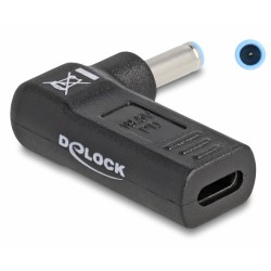 DELOCK αντάπτορας τροφοδοσίας 60004, USB-C σε HP 4.5x3mm, 90°, μαύρος DELOCK αντάπτορας τροφοδοσίας 60004, USB-C σε HP 4.5x3mm, 90°, μαύρος