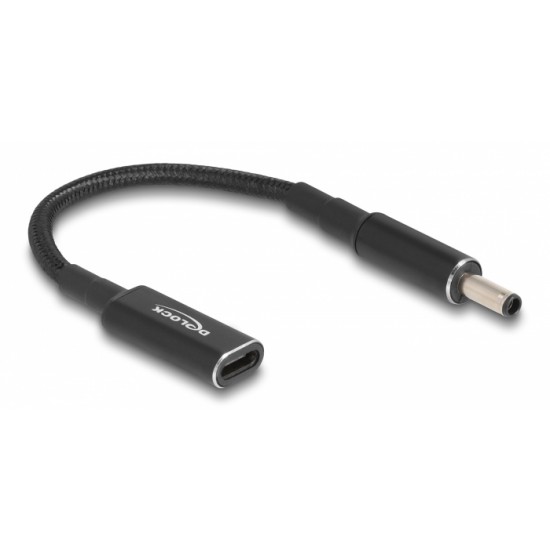 DELOCK καλώδιο τροφοδοσίας 60036, USB-C σε Dell 4.5x3.0mm, 15cm, μαύρο DELOCK καλώδιο τροφοδοσίας 60036, USB-C σε Dell 4.5x3.0mm, 15cm, μαύρο