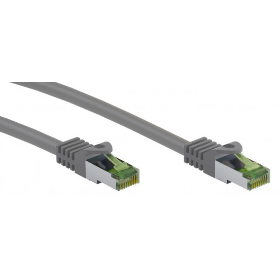 GOOBAY καλώδιο δικτύου 61114, CAT 8.1 S/FTP, copper, GHMT, 0.50m, γκρι GOOBAY καλώδιο δικτύου 61114, CAT 8.1 S/FTP, copper, GHMT, 0.50m, γκρι