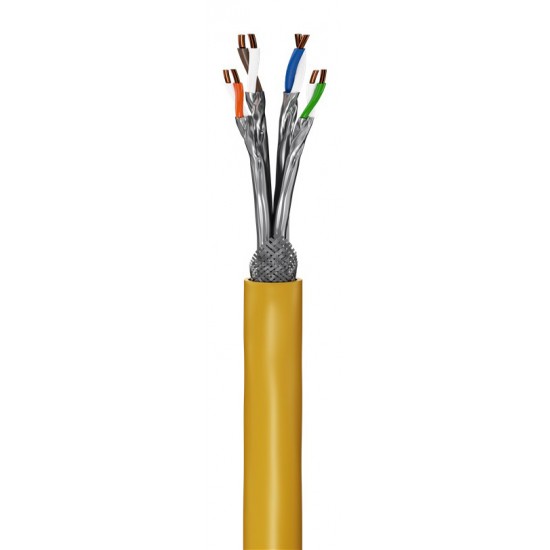 GOOBAY καλώδιο δικτύου 61126, CAT 8.1 S/FTP, copper, GHMT, 25m, κίτρινο GOOBAY καλώδιο δικτύου 61126, CAT 8.1 S/FTP, copper, GHMT, 25m, κίτρινο
