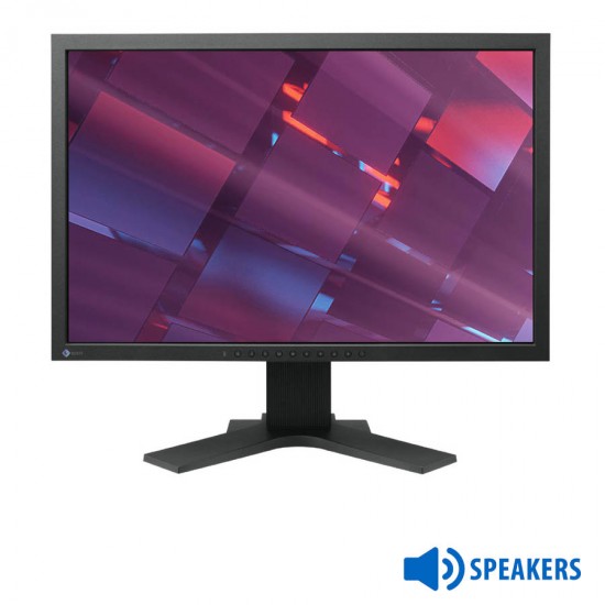 Used Monitor S2202w TFT/Eizo/22"/1680x1050/Wide/Black/w/Speakers/D-SUB & DVI-D & DP & USB Hub