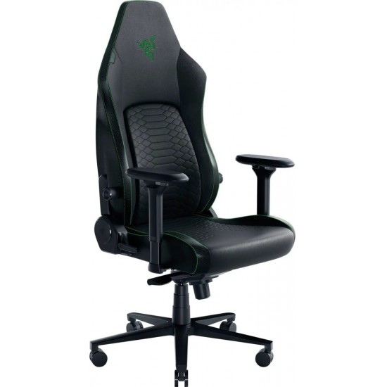 Razer ISKUR V2 Green - Leather Gaming Chair - Lumbar Support - Memory Foam Head Cushion Razer ISKUR V2 Green - Leather Gaming Chair - Lumbar Support - Memory Foam Head Cushion