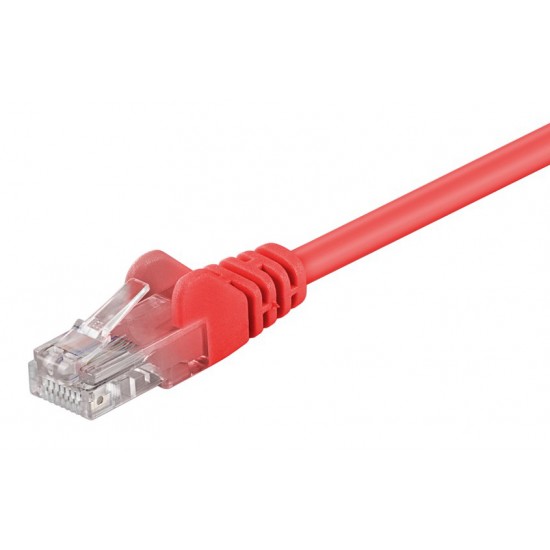 GOOBAY καλώδιο δικτύου 68379, CAT 5e U/UTP, CCA, 5m, κόκκινο GOOBAY καλώδιο δικτύου 68379, CAT 5e U/UTP, CCA, 5m, κόκκινο